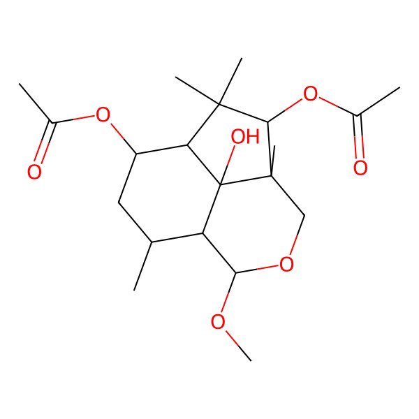2D Structure of 7-Acetyl-10-methoxydihydrobotrydial
