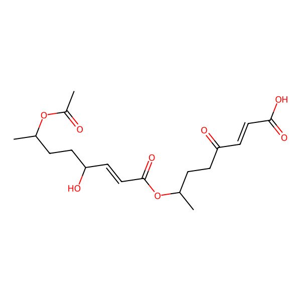2D Structure of 7-Acetyl-seco-dihydropyrenophorin