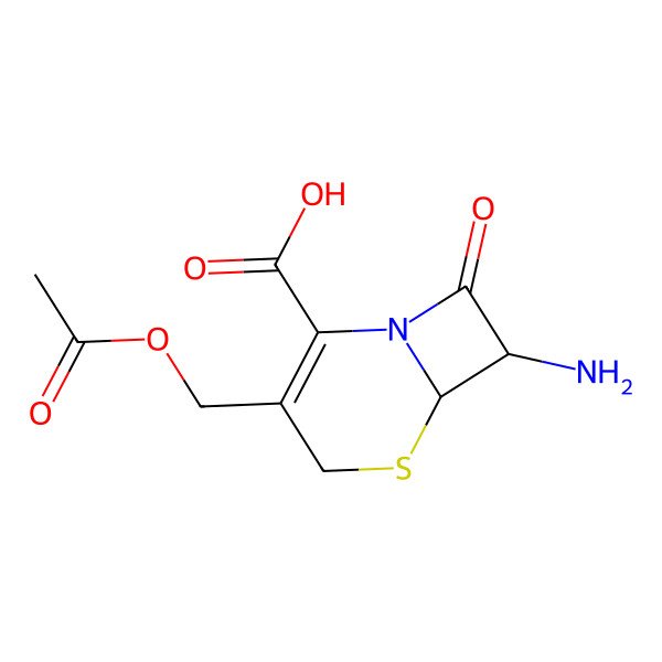 2D Structure of 7-Aminocephalosporanic acid