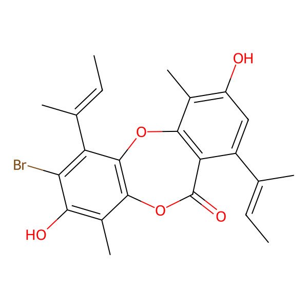 2D Structure of 7-Bromofolipastatin