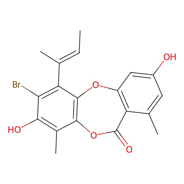 2D Structure of 7-Bromounguinol