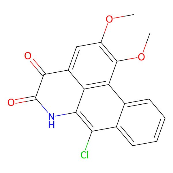 2D Structure of 7-Chloro-6-demethylcepharadione B