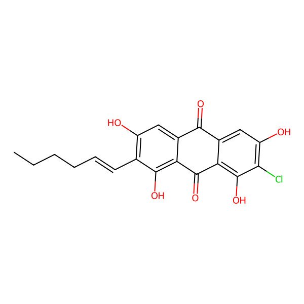 2D Structure of 7-Chloroaverythrin