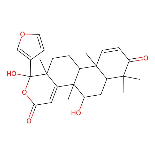 2D Structure of 7-Deacetyl-17-epinimolicinol 2D Structure of 7-Deacetyl-17-epinimolicinol