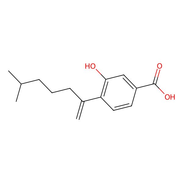 2D Structure of 7-Deoxy-7,14-didehydrosydonic acid
