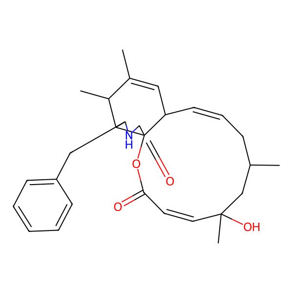 2D Structure of 7-deoxy-cytochalasin Z9