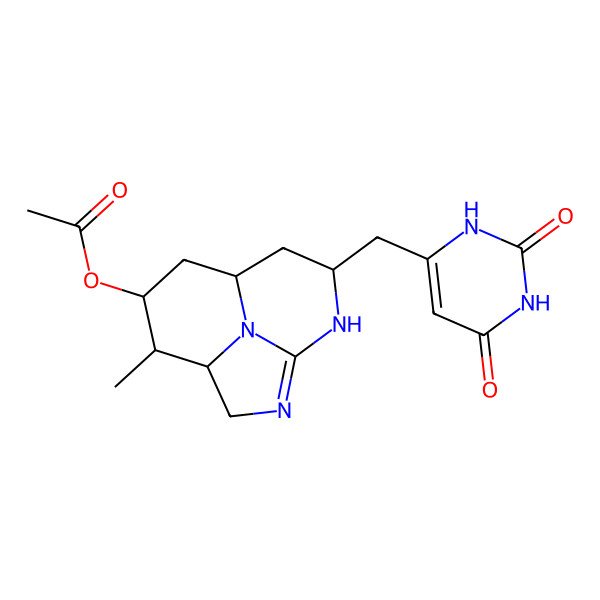 2D Structure of 7-Deoxy-desulfo-12-acetylcylindrospermopsin