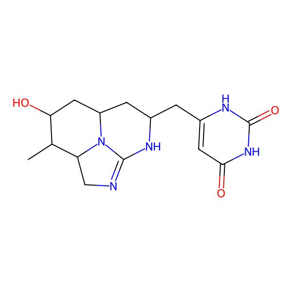 2D Structure of 7-Deoxy-desulfo-cylindrospermopsin 2D Structure of 7-Deoxy-desulfo-cylindrospermopsin