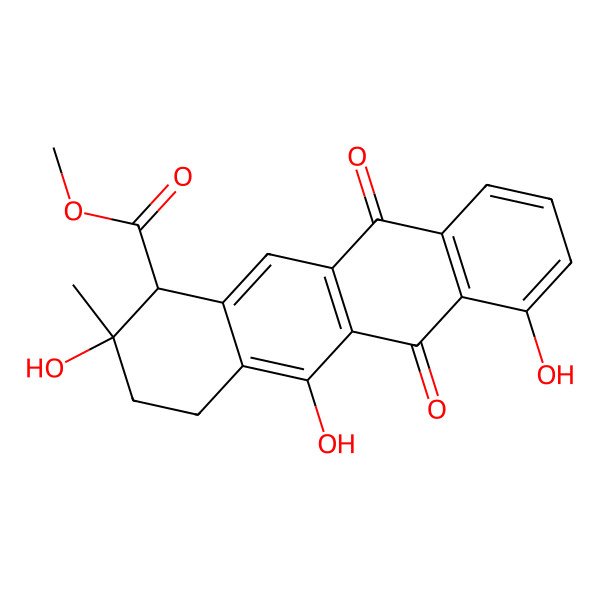 2D Structure of 7-Deoxyauramycinone