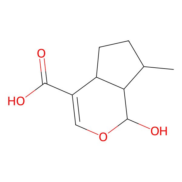 2D Structure of 7-Deoxyloganetic acid