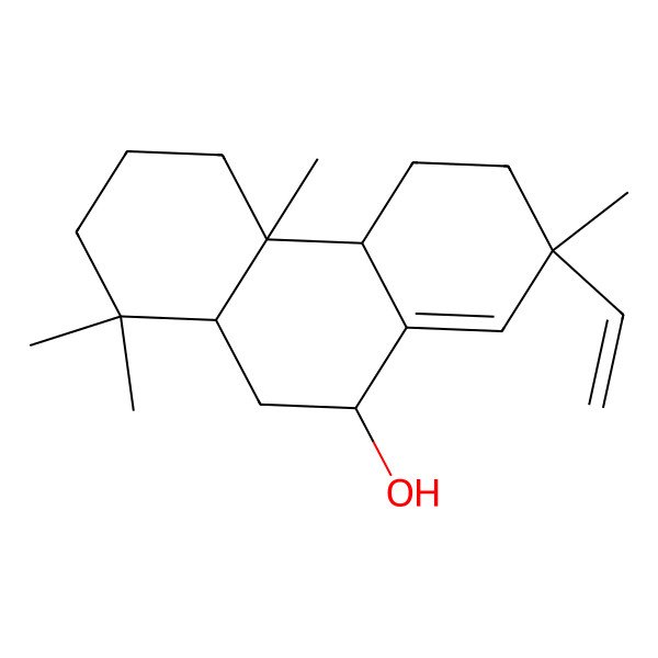 2D Structure of 7-ethenyl-1,1,4a,7-tetramethyl-3,4,4b,5,6,9,10,10a-octahydro-2H-phenanthren-9-ol 2D Structure of 7-ethenyl-1,1,4a,7-tetramethyl-3,4,4b,5,6,9,10,10a-octahydro-2H-phenanthren-9-ol