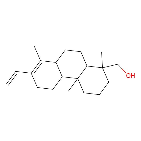 2D Structure of (7-Ethenyl-1,4a,8-trimethyl-2,3,4,4b,5,6,8a,9,10,10a-decahydrophenanthren-1-yl)methanol 2D Structure of (7-Ethenyl-1,4a,8-trimethyl-2,3,4,4b,5,6,8a,9,10,10a-decahydrophenanthren-1-yl)methanol