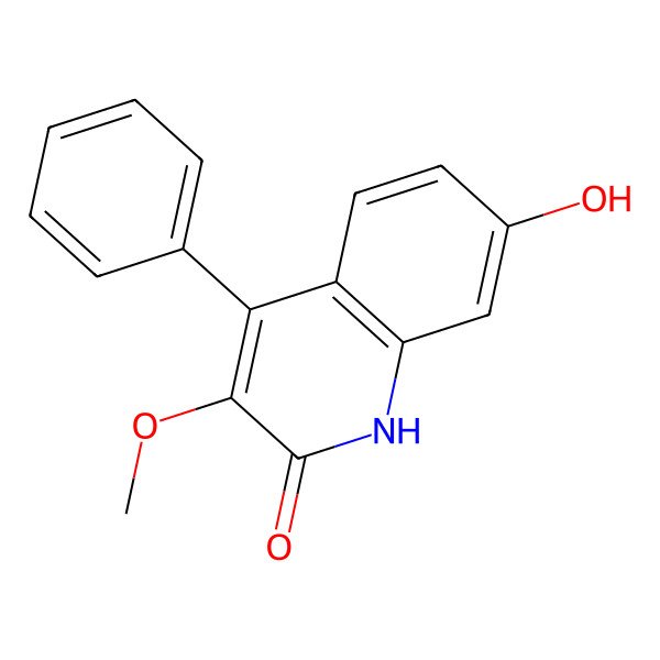 2D Structure of 7-Hydroxy-3-methoxyviridicatin