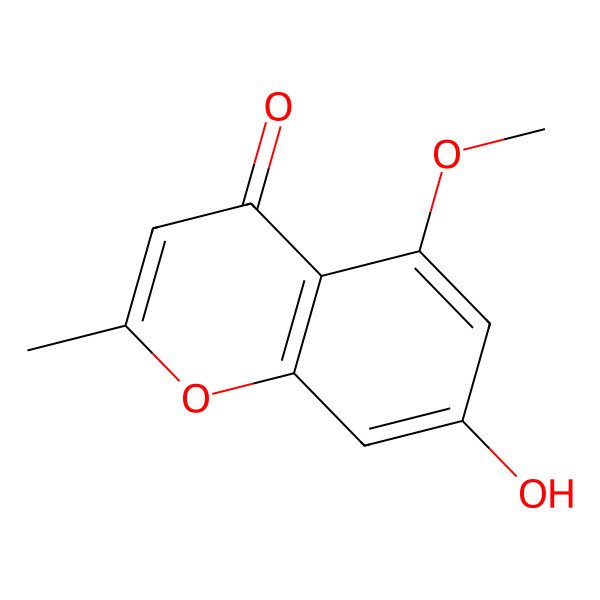 2D Structure of 7-Hydroxy-5-methoxy-2-methyl-4H-1-benzopyran-4-one 2D Structure of 7-Hydroxy-5-methoxy-2-methyl-4H-1-benzopyran-4-one