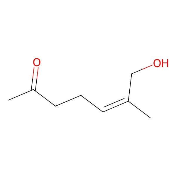 2D Structure of 7-Hydroxy-6-methyl-5-heptene-2-one 2D Structure of 7-Hydroxy-6-methyl-5-heptene-2-one