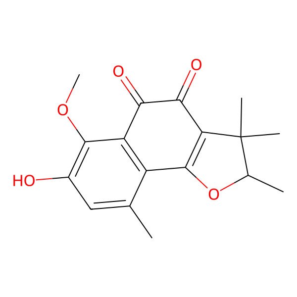2D Structure of 7-Hydroxy-8-methoxytrypethelone
