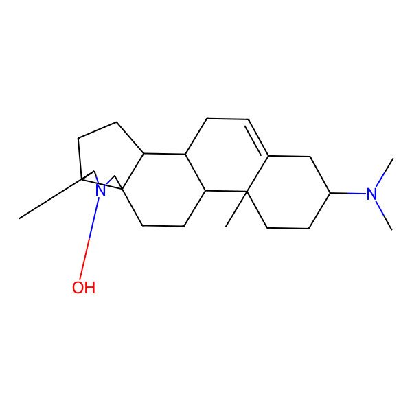 2D Structure of 7-hydroxy-N,N,6,13-tetramethyl-7-azapentacyclo[10.8.0.02,9.05,9.013,18]icos-18-en-16-amine