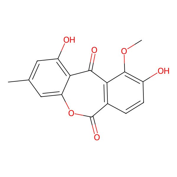2D Structure of 7-Hydroxyjanthinone