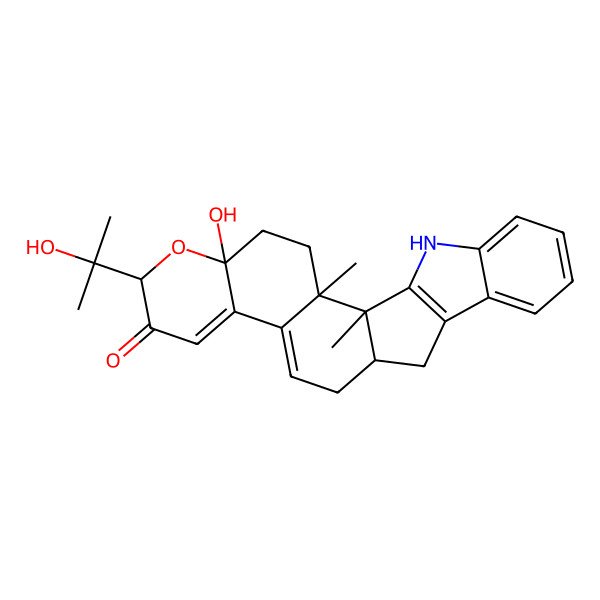 2D Structure of 7-Hydroxypaxilline-13-ene