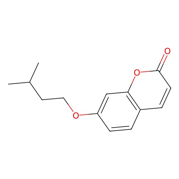 2D Structure of 7-Isopentyloxycoumarin 2D Structure of 7-Isopentyloxycoumarin