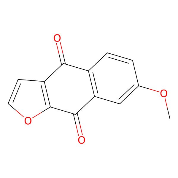 2D Structure of 7-Methoxybenzo[f][1]benzofuran-4,9-dione
