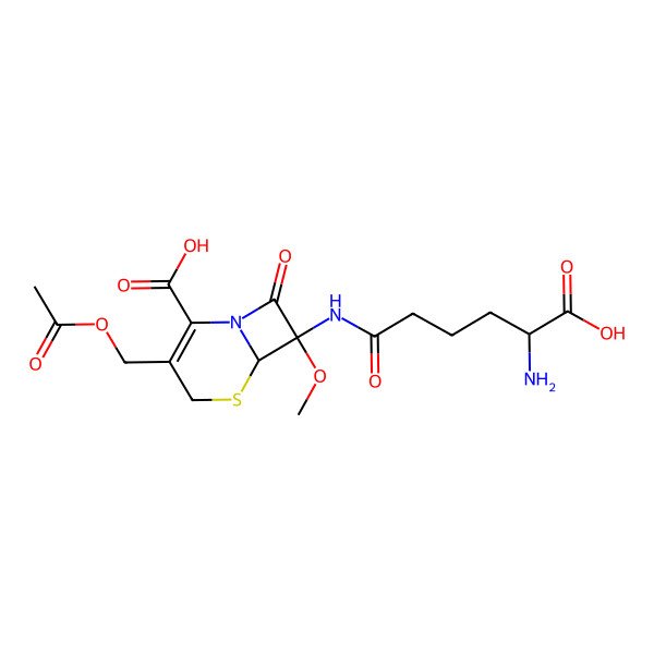 2D Structure of 7-Methoxycephalosporin C