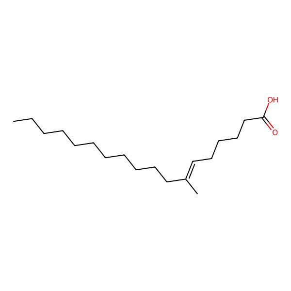 2D Structure of 7-Methyl-6-octadecenoic acid