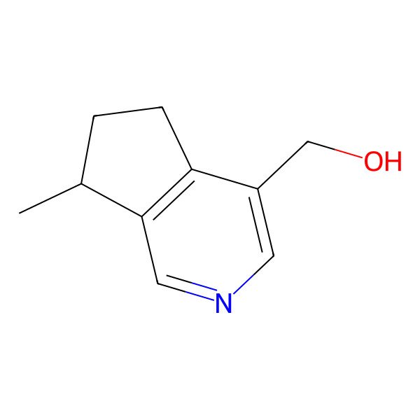 2D Structure of (7-methyl-6,7-dihydro-5H-cyclopenta[c]pyridin-4-yl)methanol