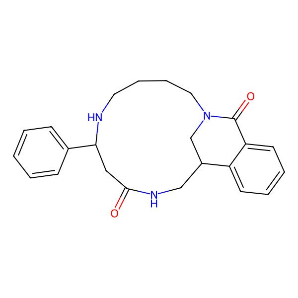2D Structure of 7-Phenyl-1,6,10-triazatricyclo[10.7.1.013,18]icosa-13,15,17-triene-9,19-dione
