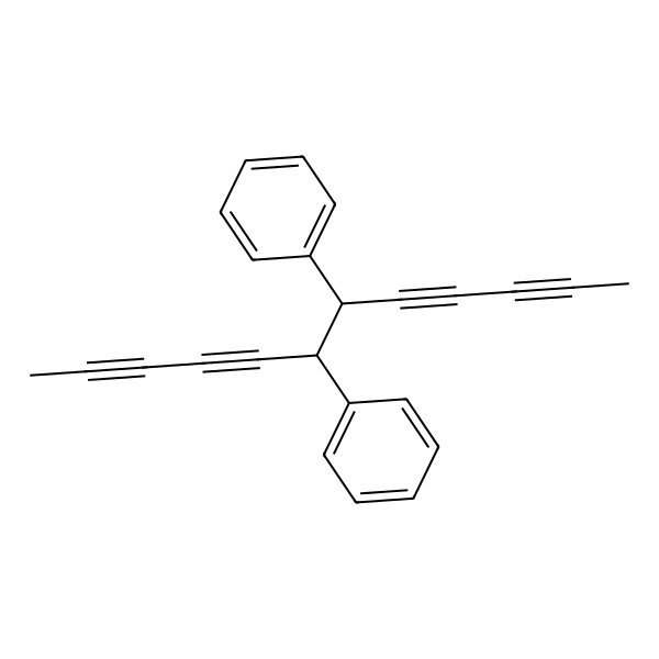 2D Structure of 7-Phenyldodeca-2,4,8,10-tetrayn-6-ylbenzene