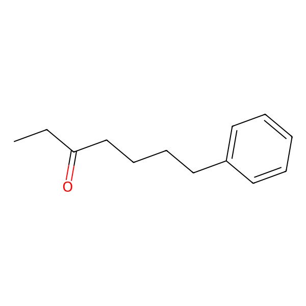 2D Structure of 7-Phenylheptan-3-one