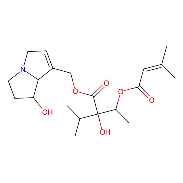2D Structure of 7-Senecioyl-lycopsamine