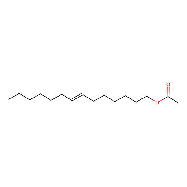 2D Structure of 7-Tetradecen-1-ol, acetate, (7Z)-
