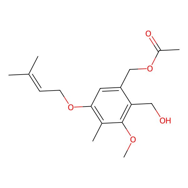 2D Structure of 7-Zinniol acetate