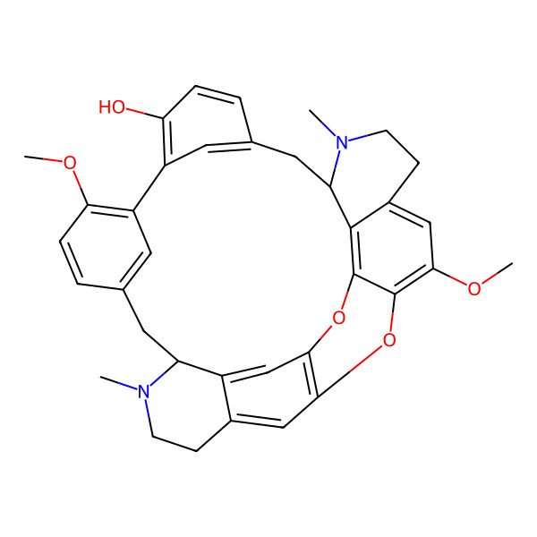 2D Structure of 13,27-Dimethoxy-7,22-dimethyl-29,31-dioxa-7,22-diazaoctacyclo[19.9.3.14,30.110,14.115,19.03,8.025,33.028,32]hexatriaconta-1(30),2,4(34),10(36),11,13,15,17,19(35),25,27,32-dodecaen-16-ol