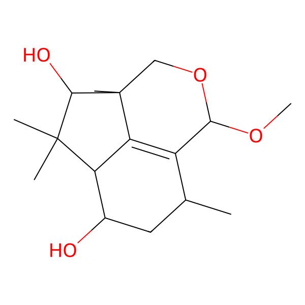 2D Structure of 7,10-Dihydroxydeacetyldihydrobotrydial-1(10)-ene