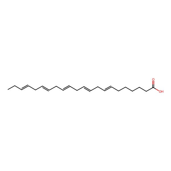 2D Structure of 7,10,13,16,19-Docosapentenoic acid