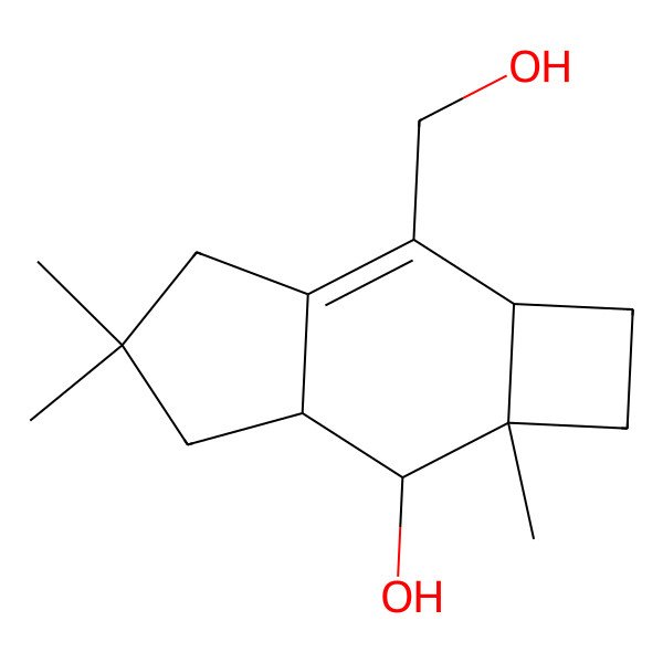 2D Structure of 7,12-Dihydroxysterpurene
