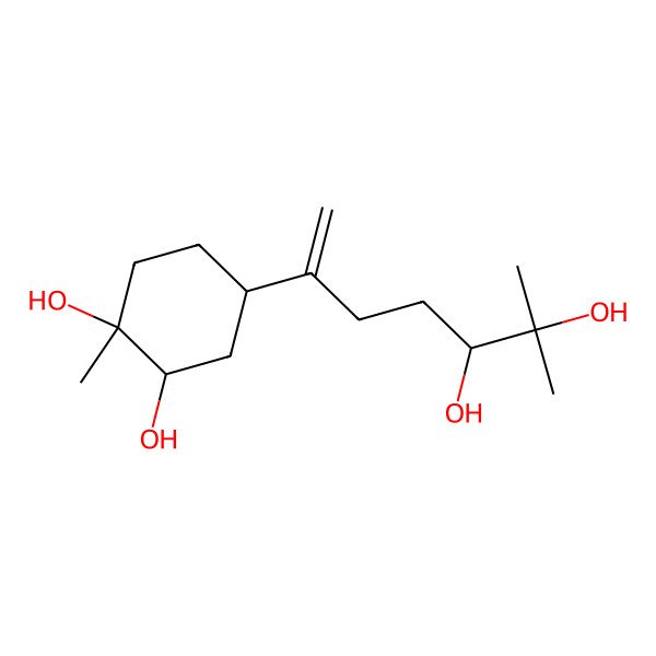 2D Structure of 7(14)-Bisabolene-2,3,10,11-tetrol