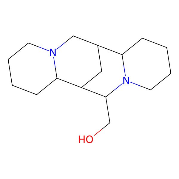 2D Structure of 7,15-Diazatetracyclo[7.7.1.02,7.010,15]heptadecan-8-ylmethanol