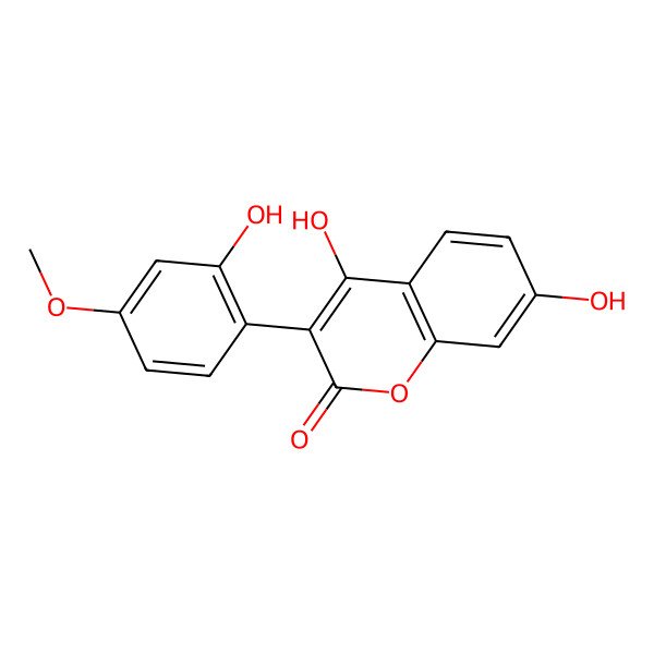 2D Structure of 7,2'-Dihydroxy-4'-methoxy-isoflavonol