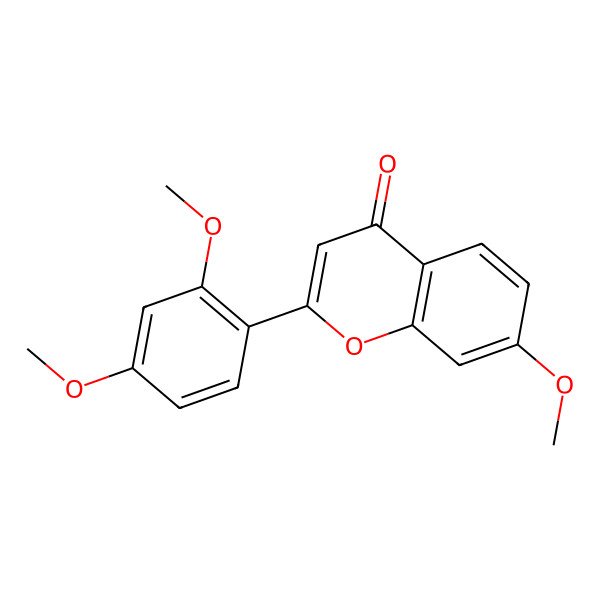 2D Structure of 7,2',4'-Trimethoxyflavone