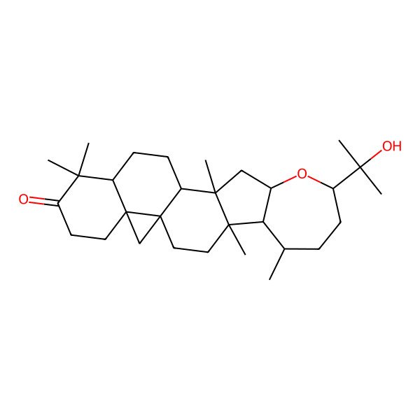 2D Structure of 9-(2-Hydroxypropan-2-yl)-4,6,13,18,18-pentamethyl-10-oxahexacyclo[12.9.0.01,22.04,13.05,11.017,22]tricosan-19-one