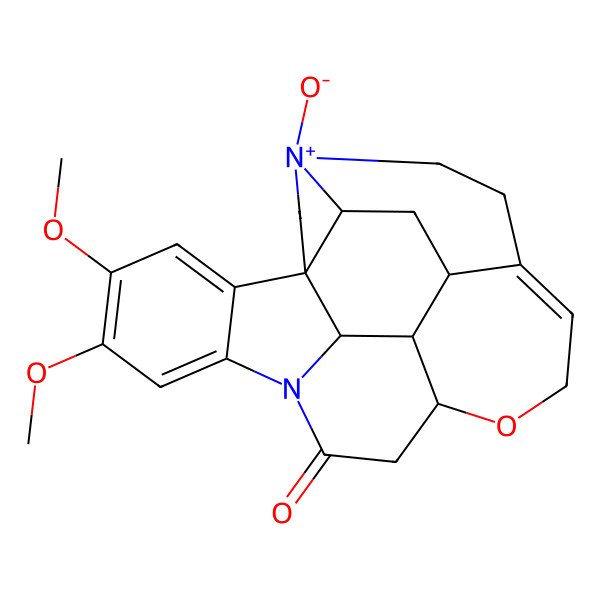 2D Structure of (23S)-4,5-dimethoxy-18-oxido-12-oxa-8-aza-18-azoniaheptacyclo[16.5.2.01,19.02,7.08,23.011,22.015,21]pentacosa-2,4,6,14-tetraen-9-one