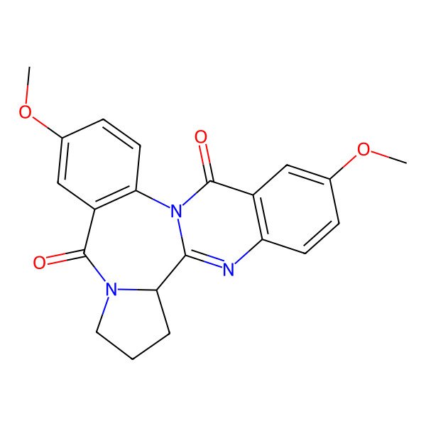 2D Structure of 10,18-Dimethoxy-6,14,22-triazapentacyclo[12.8.0.02,6.08,13.016,21]docosa-1(22),8(13),9,11,16(21),17,19-heptaene-7,15-dione