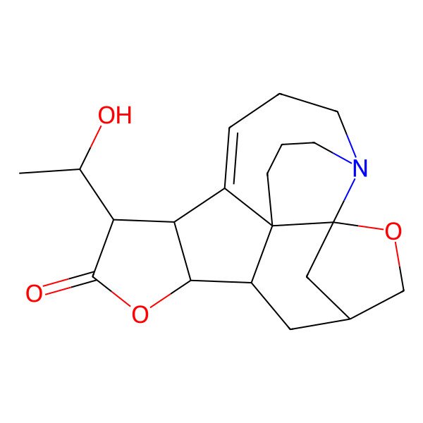 2D Structure of (1R,2S,11R,12R,15S,16R,18R)-12-[(1S)-1-hydroxyethyl]-14,20-dioxa-6-azahexacyclo[16.2.1.01,6.02,10.02,16.011,15]henicos-9-en-13-one
