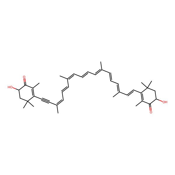 2D Structure of 7,8-Didehydroastaxanthin