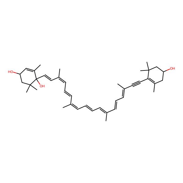 2D Structure of 7,8-Didehydrodeepoxysalmoxanthin/Gobiusxanthin