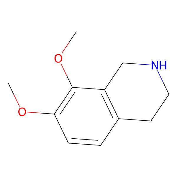2D Structure of 7,8-Dimethoxy-1,2,3,4-tetrahydroisoquinoline 2D Structure of 7,8-Dimethoxy-1,2,3,4-tetrahydroisoquinoline
