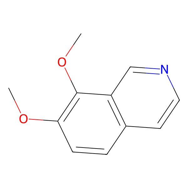 2D Structure of 7,8-Dimethoxyisoquinoline 2D Structure of 7,8-Dimethoxyisoquinoline
